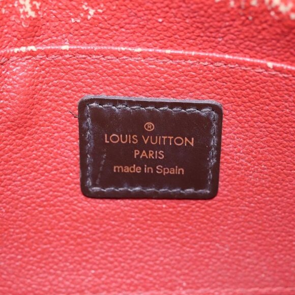 LOUIS VUITTON Damier Ebene Pochette Cosmetic PM Pouch N47516 LV Auth 82976 - Picture 10 of 14